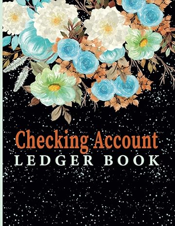 checking account ledger book checking account transaction log book journal and register book balance ledger