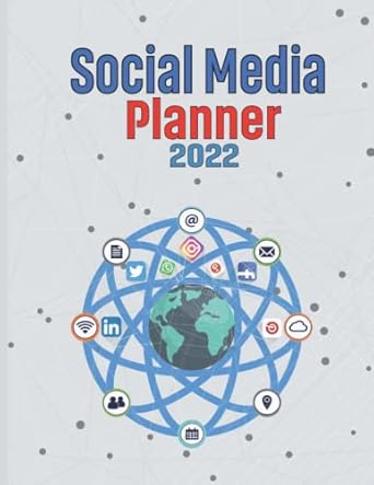social media planner 2022 socials medias organizer for influencers marketing workbook plan your digital