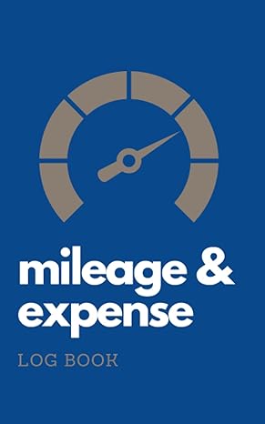 mileage and expense log book for taxes reporting and self employed track mileage expenses like fuel tolls