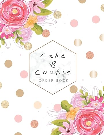 cake and cookie order book cake order notebook bakery planner order book cupcake order book gift for bakers