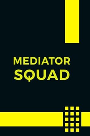 mediator squad funny notebook for mediator for men and womens 6x9 110 pages inspirational lined notebook