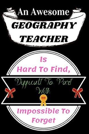 a wonderful black and white geography teacher notebook/journal for a middle/high school geography teacher
