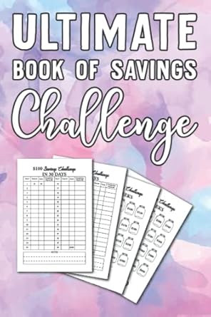 unlimited book of savings challenge $100 $200 $500 $800 $1000 $2000 $5000 $10000+ 12 unique savings