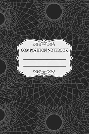 composition notebook geogrey writing painting college ruled school aesthetic 6x9 120 pages 1st edition tony
