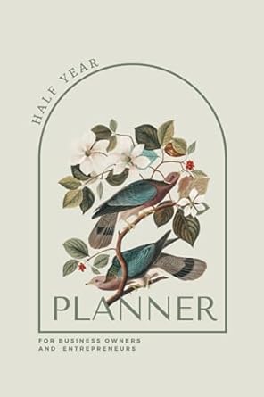 half year planner for small business owners and entrepreneurs your undated 6 months task organizer for