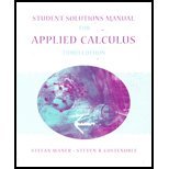 applied calculus student solution manual by waner paperback 1st edition waner b008cmd65o