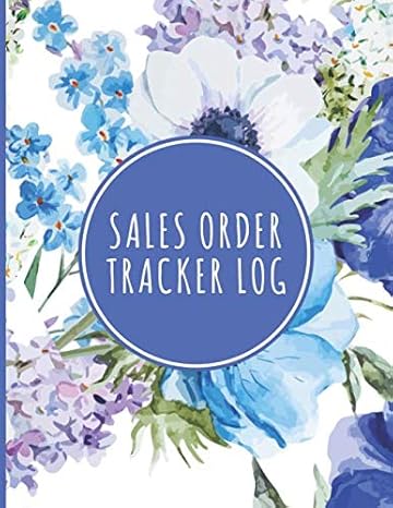 sales order tracker log daily sales tracker log book for women order log book for small business floral