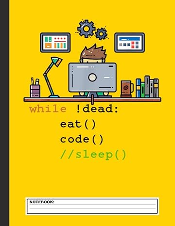computer science python programmer eat code sleep notebook coding developer programmer notebook gift for