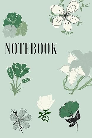 notebook calm light spring green flower designed lined paper notebook 1st edition tim thompson b0cg7vg5bz