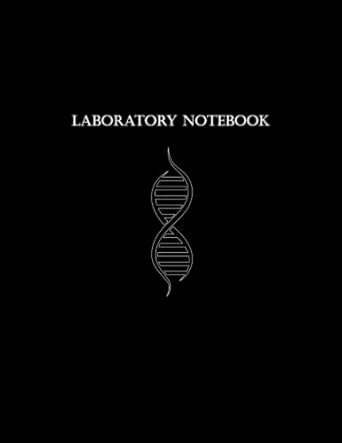 laboratory notebook bullet lab notebook for highschool college graduate research or independent research 154