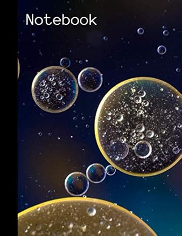 notebook college ruled lined notebook journal oil suspended in water physics cover composition notebook large