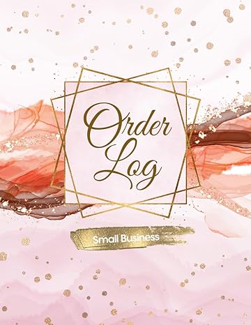 order log for small business blank order log customer order form sales order record book purchases sheet
