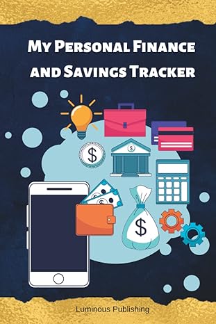 my personal finance and savings tracker monthly budget bills and expense tracking log book for men women and