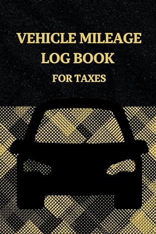 vehicle mileage log book for taxes auto mileage notebook for cars and vehicles self employed business or
