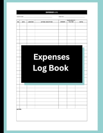 expenses log book daily spend notebook /simple money management ledger for small business and personal use
