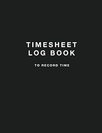 timesheet log book to record time simple timesheet book 1st edition elegant simple trackers 1655652885,