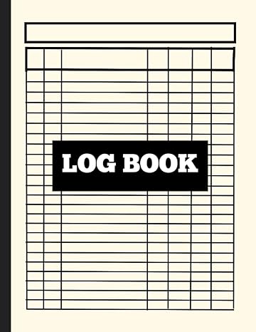 customizable log book for small business personal use 7 column log book for bookkeeping track income and