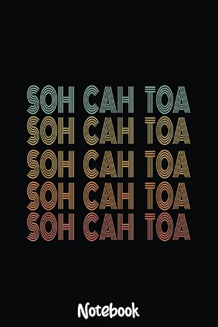 soh cah toa sohcahtoa trigonometry math parody teacher funny notebook graph paper notebook grid paper for