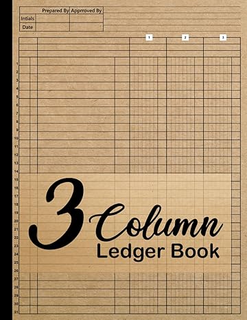 3 column ledger book simple for bookkeeping and accounting 1st edition neil askew