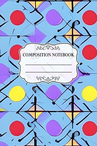 composition notebook connect five writing painting college ruled school aesthetic 6x9 120 pages 1st edition
