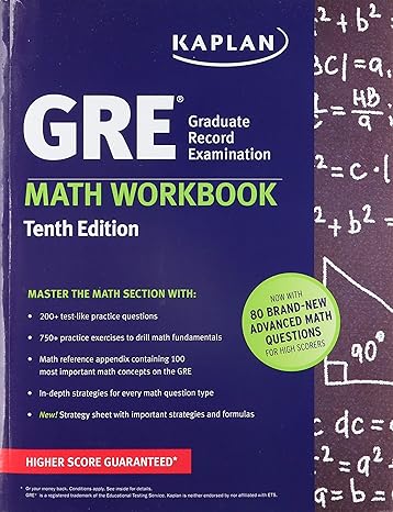 gre math workbook 10th edition kaplan test prep 1625232993, 978-1625232991