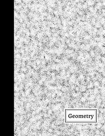 notebook black and white cover lined for geometry for school notebook 110 pages large 1st edition joshua