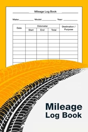 mileage log book vehicle mileage journal for business or personal taxes automotive daily tracking miles