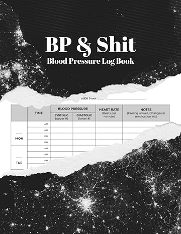 blood pressure log book keep your blood pressure steady with this 24 month fillable blood pressure journal