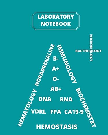 laboratory notebook biology notebook for high school biology students college graduate research or