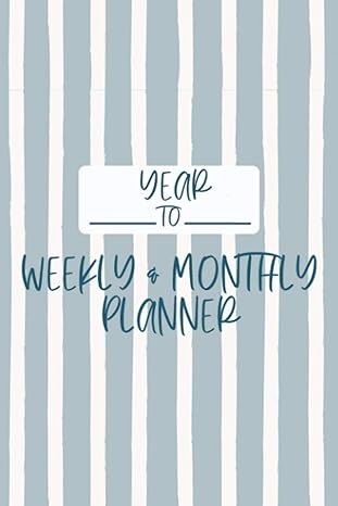weekly and monthly planner monthly planner and journal for schedules a two year organizer for goals and