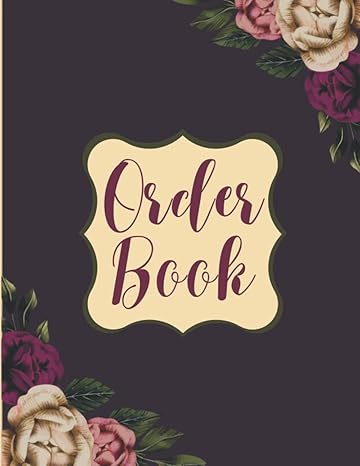 order book planner and organizer keep track of daily customer orders daily sales log book small businesses