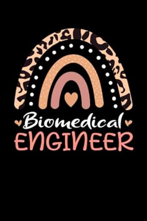 biomedical engineer rainbow leopard appreciation lined notebook / journal gift 120 pages 6x9 soft cover matte