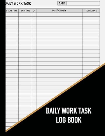 daily work task log book timesheet log book to track work time for office call center freelance employee work