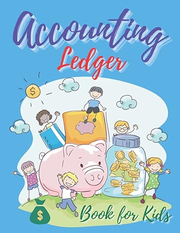accounting ledger book for kids a journal to help your child keep your money record to follow their income