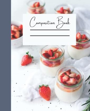 composition notebook composition notebook kawaii strawberry preppy notebook for school college ruled preppy