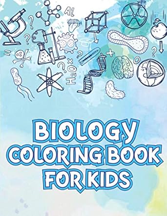 biology coloring book for kids beautiful coloring pages of biological items like sea animals plants cell
