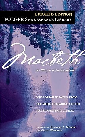 macbeth 1st edition william shakespeare, dr. barbara a. mowat, paul werstine ph.d. 0743477103, 978-0743477109