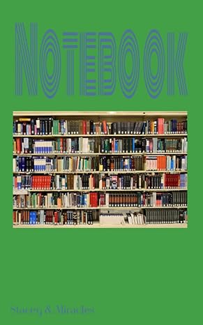 notebook college ruled green 1st edition stacey miracles 979-8429871653