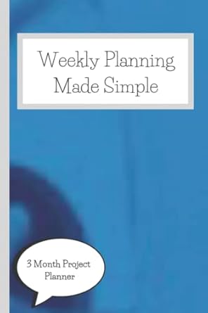 weekly planner with composition notebook cute blue eye design quarterly project planner 6 x 9 110 pages 1st