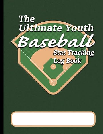 the ultimate youth baseball stat tracking log book baseball personal stats book for boys baseball skill