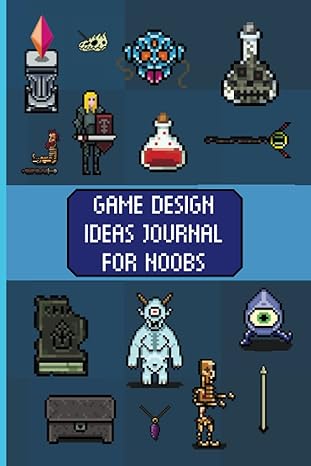 game design ideas journal for noobs a videogame development logbook with game design documents and square