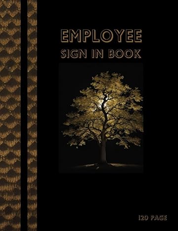 employee sign in time sheet log book gold design 1st edition mycotechukp publishers b0ckx59h5l