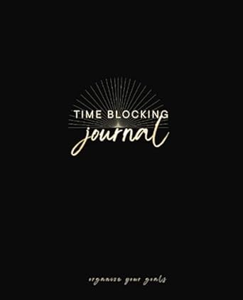 time blocking journal daily and weekly planner for females and women to keep goals and life on track 7 5x9 25