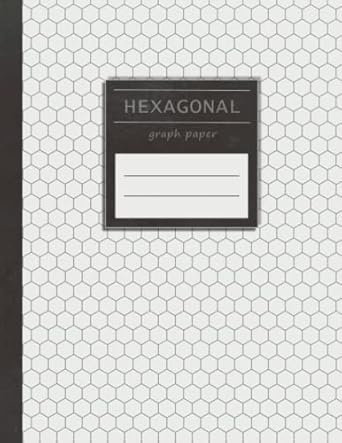 hexagonal graph paper hexagonal graph paper notebook for drawing organic chemistry structures 1st edition
