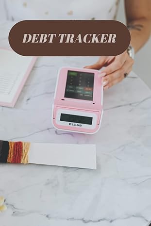 debt tracker debt record tracking book cash book for small business monthly and daily organizer and daily