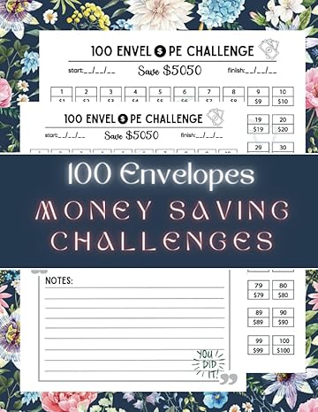 100 Envelopes Money Saving Challenges Low Income Savings Challenge Book Money Saving Tracker For Beginners Women And Men Easy And Fun Way To Envelope Wallet Finance And Money Challenge