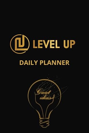 level up daily planner a great gift for an entrepreneur to jot down their daily notes and schedule 1st