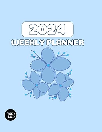 2024 weekly planner book weekly planner for year 2024 1st edition aarman m b0cklqtl1r