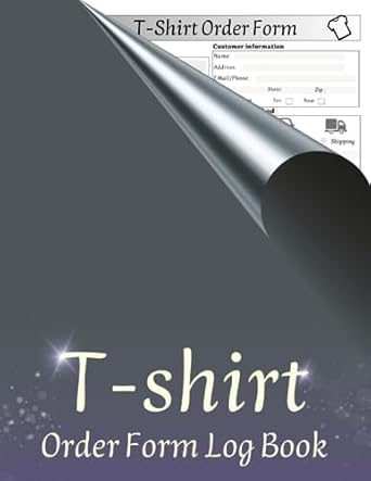 t shirt order form log book order tracking organizer form for direct selling order forms book for keeping