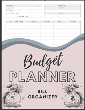 budget planner the simple monthly finance organizer for the frugal ones includes income tracker expense